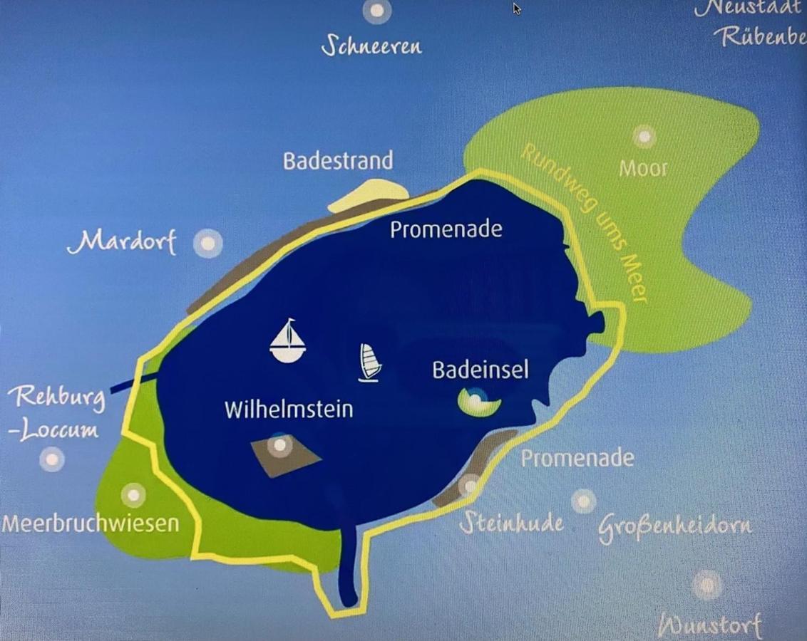 Ferien-Whg Souterrain Exklusives App Stella Maris Mit Parkplatz Direkt Am Steinhuder-Meer فونستورف المظهر الخارجي الصورة